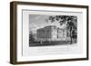 York House and Green Park, Westminster, London, C1800-Samuel Rawle-Framed Giclee Print