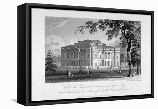 York House and Green Park, Westminster, London, C1800-Samuel Rawle-Framed Stretched Canvas