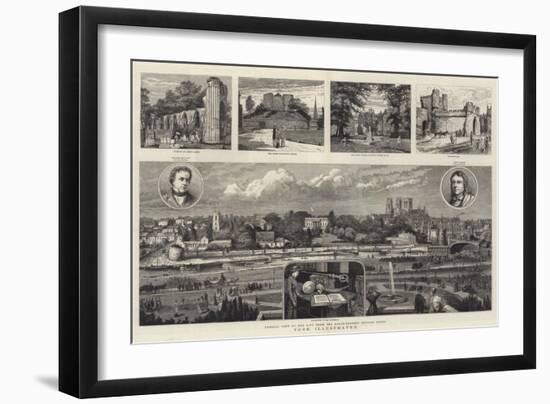 York Illustrated-null-Framed Giclee Print