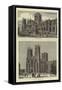 York Illustrated-null-Framed Stretched Canvas