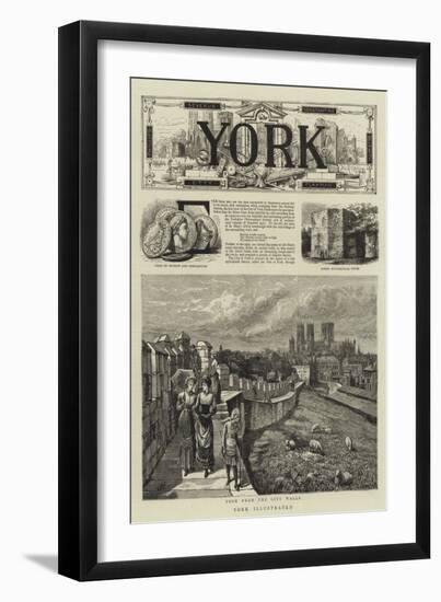 York Illustrated-null-Framed Premium Giclee Print