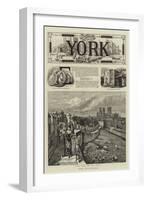 York Illustrated-null-Framed Giclee Print