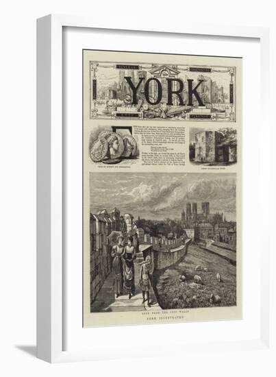 York Illustrated-null-Framed Giclee Print