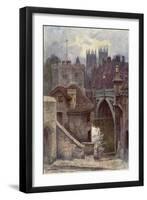 York Lendal Bridge-Ernest W Haslehust-Framed Art Print