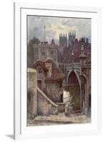 York Lendal Bridge-Ernest W Haslehust-Framed Art Print