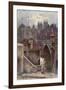 York Lendal Bridge-Ernest W Haslehust-Framed Art Print