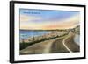 York, Maine - View of the Long Sands at York Beach-Lantern Press-Framed Art Print