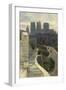 York Minster and Walls-Ernest W Haslehust-Framed Art Print