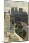 York Minster and Walls-Ernest W Haslehust-Mounted Art Print