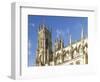 York Minster Bell Towers, York, North Yorkshire, Yorkshire, England, United Kingdom, Europe-John Potter-Framed Photographic Print