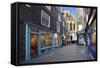 York Minster from Minster Gate, York, Yorkshire, England, United Kingdom, Europe-Mark Sunderland-Framed Stretched Canvas