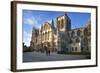 York Minster from Minster Piazza at Sunset, York, Yorkshire, England, United Kingdom, Europe-Mark Sunderland-Framed Photographic Print