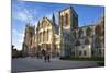 York Minster from Minster Piazza at Sunset, York, Yorkshire, England, United Kingdom, Europe-Mark Sunderland-Mounted Photographic Print