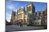 York Minster from Minster Piazza at Sunset, York, Yorkshire, England, United Kingdom, Europe-Mark Sunderland-Mounted Photographic Print