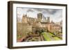 York Minster in Winter under Heavy Skies, York, North Yorkshire, England, United Kingdom, Europe-Eleanor Scriven-Framed Photographic Print