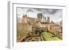 York Minster in Winter under Heavy Skies, York, North Yorkshire, England, United Kingdom, Europe-Eleanor Scriven-Framed Photographic Print