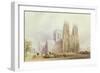 York Minster: North West View-Frederick Mackenzie-Framed Giclee Print