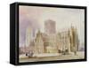 York Minster: South View-Frederick Mackenzie-Framed Stretched Canvas