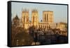 York Minster, York, Yorkshire, England, United Kingdom, Europe-Mark Sunderland-Framed Stretched Canvas