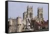 York Minster, York, Yorkshire, England, United Kingdom-Charles Bowman-Framed Stretched Canvas