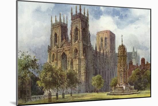 York Minster-Ernest W Haslehust-Mounted Art Print