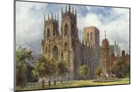 York Minster-Ernest W Haslehust-Mounted Art Print