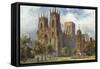 York Minster-Ernest W Haslehust-Framed Stretched Canvas