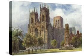 York Minster-Ernest W Haslehust-Stretched Canvas