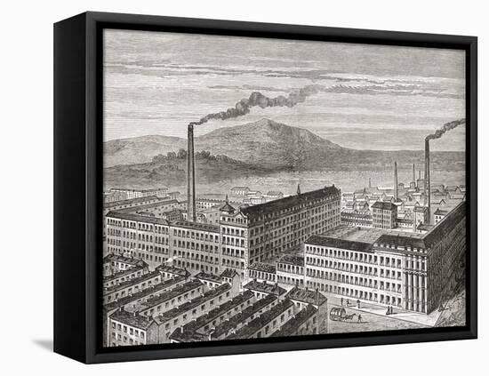 York Street Mill, Belfast, Northern Ireland, C.1880-null-Framed Stretched Canvas