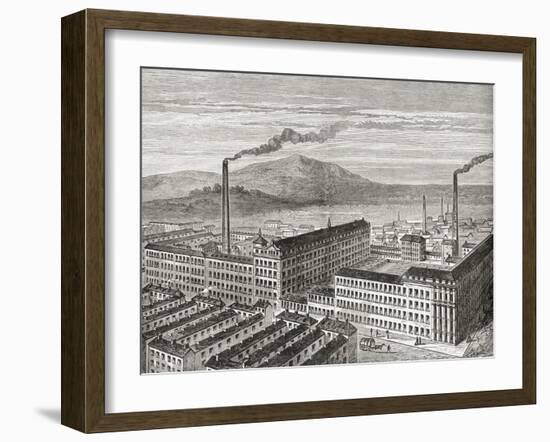 York Street Mill, Belfast, Northern Ireland, C.1880-null-Framed Giclee Print