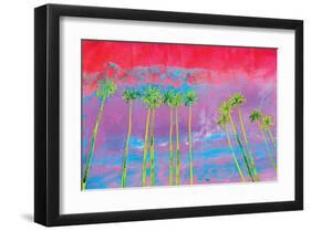 York - Tequila Sunrise-null-Framed Art Print