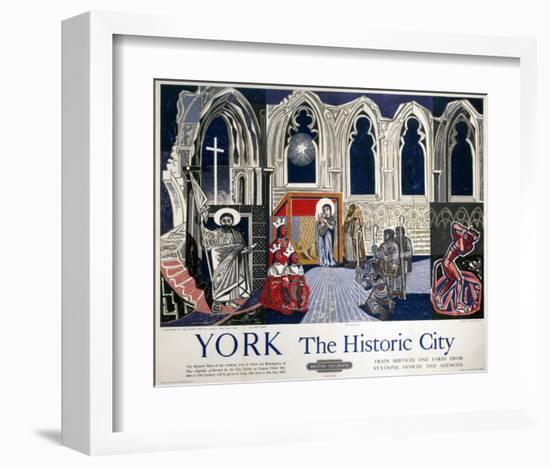 York the Historic City-null-Framed Art Print