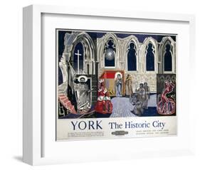 York the Historic City-null-Framed Art Print