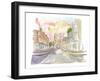 York Yorkshire Old Town Micklegate Street Scene-M. Bleichner-Framed Art Print