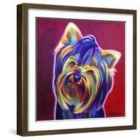 Yorkie - Furbie Face-Dawgart-Framed Giclee Print