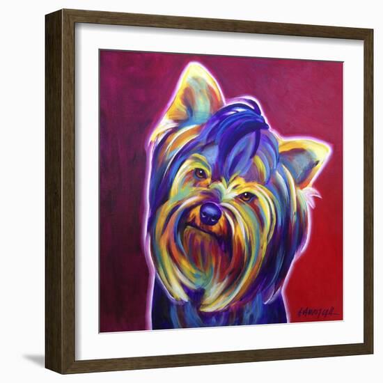 Yorkie - Furbie Face-Dawgart-Framed Giclee Print