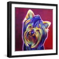 Yorkie - Furbie Face-Dawgart-Framed Giclee Print