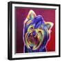 Yorkie - Furbie Face-Dawgart-Framed Giclee Print