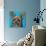 Yorkie on Blue-Carolee Vitaletti-Art Print displayed on a wall