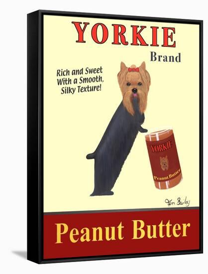 Yorkie Peanut Butter-Ken Bailey-Framed Stretched Canvas