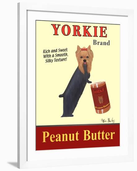 Yorkie Peanut Butter-Ken Bailey-Framed Giclee Print