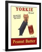 Yorkie Peanut Butter-Ken Bailey-Framed Giclee Print