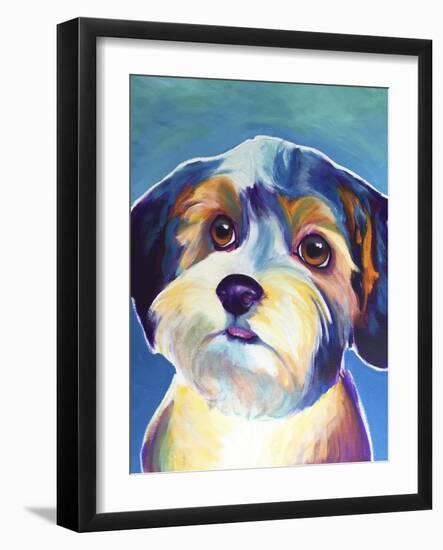 Yorkipoo - Zoe-Dawgart-Framed Giclee Print