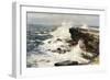 Yorkshire Coastal Scene-Ernest W Haslehust-Framed Art Print