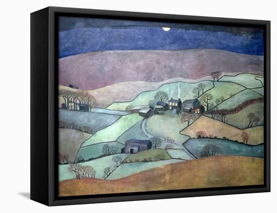 Yorkshire Moon, 1992-Lucy Raverat-Framed Stretched Canvas