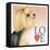 Yorkshire Terrier Love-Tomoyo Pitcher-Framed Stretched Canvas