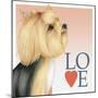 Yorkshire Terrier Love-Tomoyo Pitcher-Mounted Giclee Print