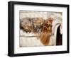 Yorkshire Terrier Lying on Couch-Adriano Bacchella-Framed Premium Photographic Print
