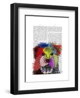 Yorkshire Terrier - Patchwork-Fab Funky-Framed Art Print