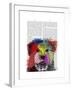 Yorkshire Terrier - Patchwork-Fab Funky-Framed Art Print